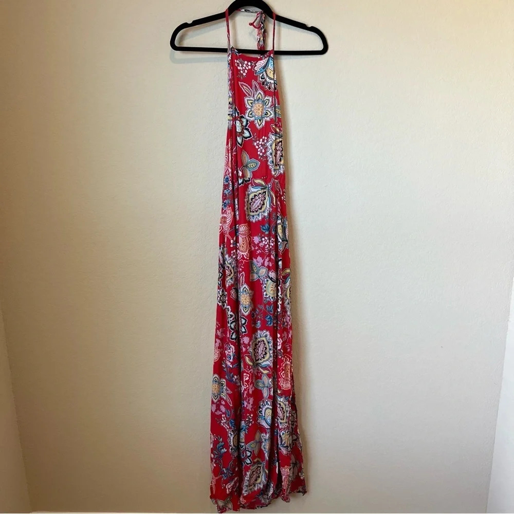 Yumi Kim Floral Paisley Halter Maxi Dress